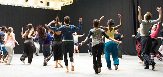 Royal Ballet and public meet IRIE! Dance Theatre. Deloitte Ignite